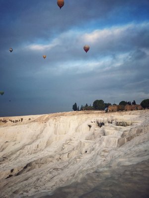 Travertines of Pamukkale by null