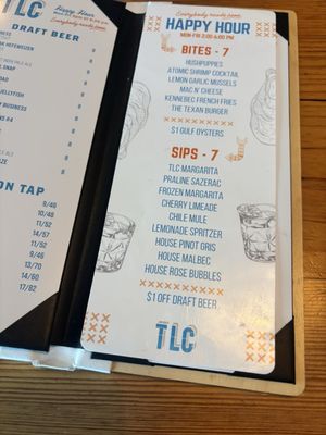 Menu photo 1 TLC Austin Austin, TX