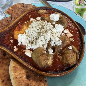 Art Cafe of Nyack - Shakshooka with eggplant - Coffee & Tea Near Me - Nyack, New York Art Cafe of Nyack - Shakshooka with eggplant - Coffee & Tea Near Me - Nyack, New York