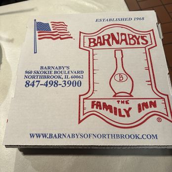 Barnaby's of Northbrook - Patriotic pizza box. Nice!! - Pizza Near Me - Northbrook, Illinois