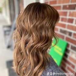 Salon Bella - Hair extensions with color