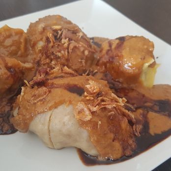 Wayang - Siomay bandung (appetizer). Awesome peanut sauce with tofu and fish - Indonesian Near Me - Alhambra, California