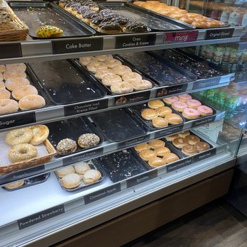 Krispy Kreme's Doughnut Cafe - Light selection day - Donuts Near Me - Toronto, Ontario