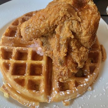 Melba's Restaurant - Chicken and Eggnog Waffle - Southern Near Me - New York, New York