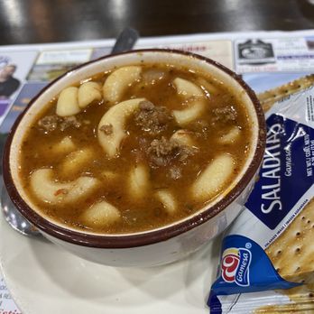 Jonestown Diner - Macaroni & hamburger soup. - Diners Near Me - Harrisburg, Pennsylvania Jonestown Diner - Macaroni & hamburger soup. - Diners Near Me - Harrisburg, Pennsylvania