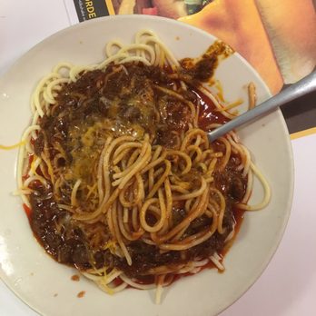 Steak ’n Shake - The Chili/spaghetti is actually pretty good. I think it's called the Chili Mac. - Burgers Near Me - Osage Beach, Missouri Steak ’n Shake - The Chili/spaghetti is actually pretty good. I think it's called the Chili Mac. - Burgers Near Me - Osage Beach, Missouri