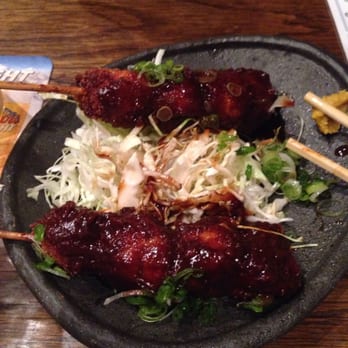 Tsukuneya Robata Grill - Chicken with miso sauce - Izakaya Near Me - Honolulu, Hawaii Tsukuneya Robata Grill - Chicken with miso sauce - Izakaya Near Me - Honolulu, Hawaii