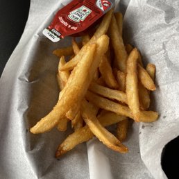 Battered fries, be sure to ask for more ketchup, probably 3.