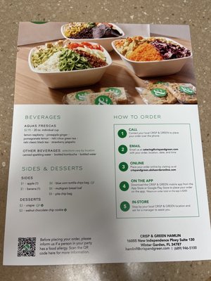 Menu photo 4 Crisp & Green Winter Garden, FL Menu photo 4 Crisp & Green Winter Garden, FL
