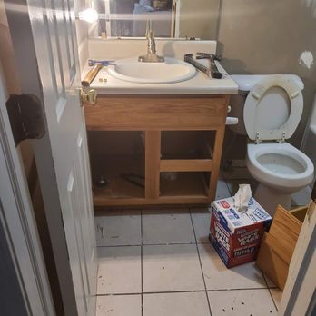 Great Under Pressure - This small bathroom remodel was our very first job. Plenty of experience and references - Decks & Railing Near Me - Indianapolis, Indiana Great Under Pressure - This small bathroom remodel was our very first job. Plenty of experience and references - Decks & Railing Near Me - Indianapolis, Indiana