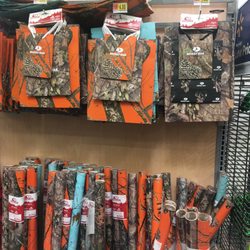 Walmart Supercenter - Camo gift wrap and bags courtesy of Mossy Oak. No judgement here. It's appropriate for the area.