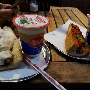 Şampiyon Kokoreç - Fried mussels with tar tar sauce and beef intestine sandwich - Fast Food Near Me - Istanbul, 34 Şampiyon Kokoreç - Fried mussels with tar tar sauce and beef intestine sandwich - Fast Food Near Me - Istanbul, 34