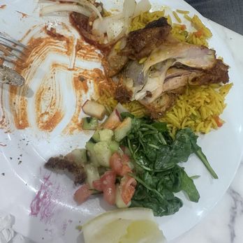 Dimassi's Mediterranean Buffet - My husband 1/2 eaten plate - Mediterranean Near Me - Anaheim, California Dimassi's Mediterranean Buffet - My husband 1/2 eaten plate - Mediterranean Near Me - Anaheim, California
