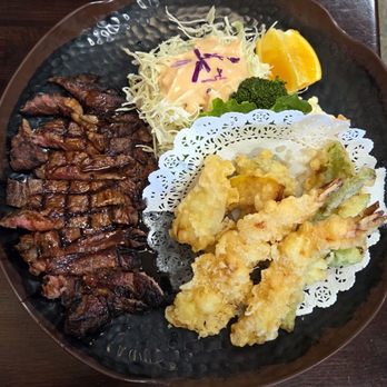 Azuma Japanese Restaurant - 01. Tempura and Beef Teriyaki Dinner Combination ($36.25) 04-21-2025 - Izakaya Near Me - Gardena, California Azuma Japanese Restaurant - 01. Tempura and Beef Teriyaki Dinner Combination ($36.25) 04-21-2025 - Izakaya Near Me - Gardena, California