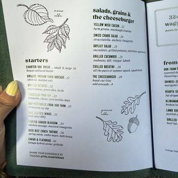 The Charter Oak Restaurant - Menu - New American Near Me - St Helena, California The Charter Oak Restaurant - Menu - New American Near Me - St Helena, California