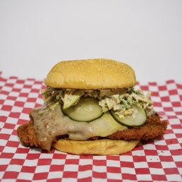 Pork Schnitzel Sandwich Pork Schnitzel Sandwich