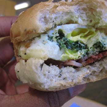 Some Crust Bakery - Egg slider with spinach provolone cheese, bacon, and hollandaise sauce. - Bakeries Near Me - Claremont, California Some Crust Bakery - Egg slider with spinach provolone cheese, bacon, and hollandaise sauce. - Bakeries Near Me - Claremont, California