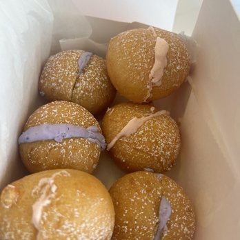 Mochi Me - Mochi balls!! Ube and strawberry - Donuts Near Me - Rancho Cordova, California