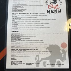 Oklahoma Craft - Menu