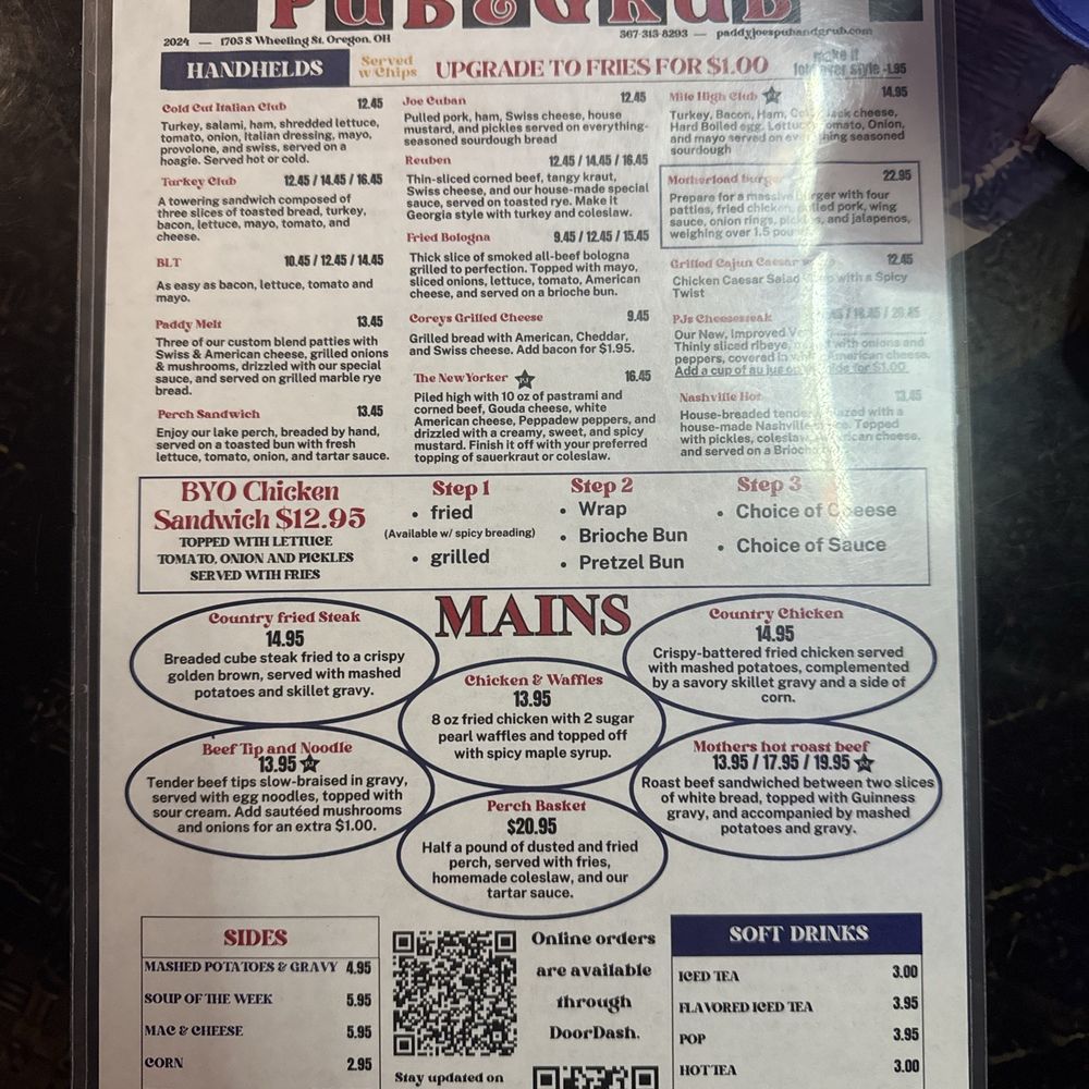 Paddy Joe’s - Main menu - Pubs Near Me - Oregon, Ohio Paddy Joe’s - Main menu - Pubs Near Me - Oregon, Ohio