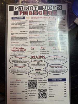 Menu photo 1 Paddy Joe’s Oregon, OH