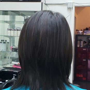 Clara Hair - Back of hair - layered and thinned out! - Hair Salons Near Me - Los Angeles, California