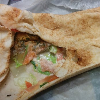 Alsafa - Soggy falafels in a pita wrap - Meat Shops Near Me - Katy, Texas
