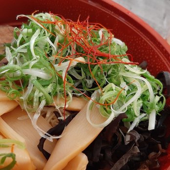 Ramen Bar Ichi - Delivery - spicy Tonkotsu ramen bowl with broth - Ramen Near Me - Houston, Texas Ramen Bar Ichi - Delivery - spicy Tonkotsu ramen bowl with broth - Ramen Near Me - Houston, Texas