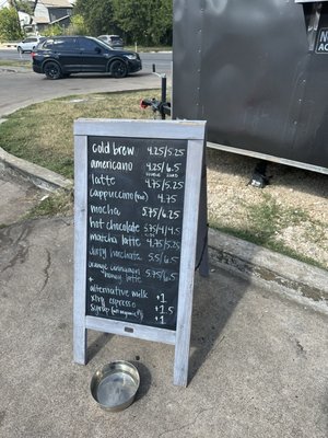 Menu photo 2 Coffee Cartel Austin, TX