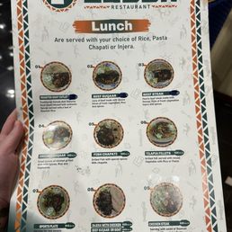 Menu October 2025