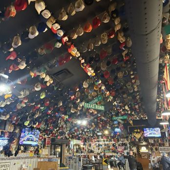 Phil's Bar-B-Que Pit - Ceiling of hats - Barbeque Near Me - Black Mountain, North Carolina Phil's Bar-B-Que Pit - Ceiling of hats - Barbeque Near Me - Black Mountain, North Carolina