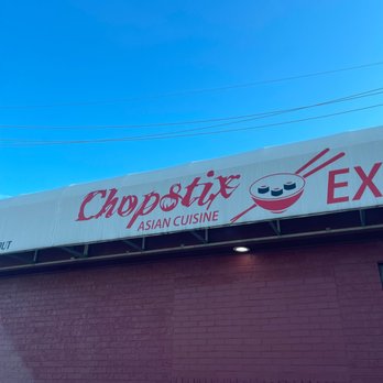 Chopstix Express - a sign on the side of a building - Asian Fusion Near Me - Erie, Pennsylvania Chopstix Express - a sign on the side of a building - Asian Fusion Near Me - Erie, Pennsylvania
