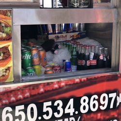 Monchie’s Red Tacos - Ice cold drinks