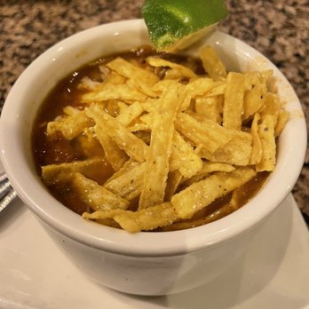 Houlihan's - Chicken Tortilla Soup - do NOT order, salty and overcooked - Bars Near Me - Columbus, Georgia Houlihan's - Chicken Tortilla Soup - do NOT order, salty and overcooked - Bars Near Me - Columbus, Georgia
