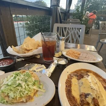 Maudie’s Hacienda - Cheese enchiladas and a tostada - Tex-Mex Near Me - Austin, Texas Maudie’s Hacienda - Cheese enchiladas and a tostada - Tex-Mex Near Me - Austin, Texas