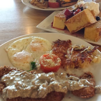 Early Bird - Chicken fried steak, french toast and pork belly benedict - New American Near Me - Fullerton, California