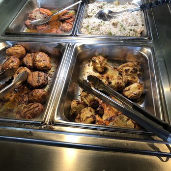 Ali Baba Mediterranean Grill - Excellent chicken options (chicken kabab, ground chicken cutlet, lemon chicken gravy, etc) - the best part of the buffet - Mediterranean Near Me - Richardson, Texas Ali Baba Mediterranean Grill - Excellent chicken options (chicken kabab, ground chicken cutlet, lemon chicken gravy, etc) - the best part of the buffet - Mediterranean Near Me - Richardson, Texas