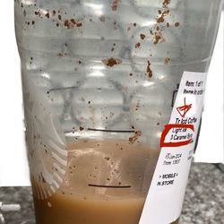 Starbucks - TRENTA --takeout all the "light ice" aka a lot of ice this is the real amount of coffee you get