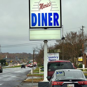 Marie's Diner - Road sign on Crain Highway - Breakfast & Brunch Near Me - La Plata, Maryland Marie's Diner - Road sign on Crain Highway - Breakfast & Brunch Near Me - La Plata, Maryland
