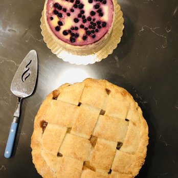 Elle's Belles - a blueberry pie and a blueberry pie - Bakeries Near Me - Bozeman, Montana