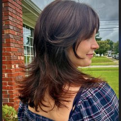 Wild Orchid Salon - My hair after cut