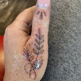 Red Blossom Art - The piece my wife had done. - Tattoo Near Me - Garden Grove, California