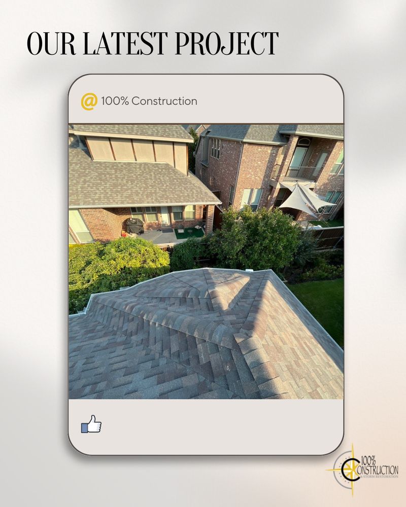 Slide of 100% Construction