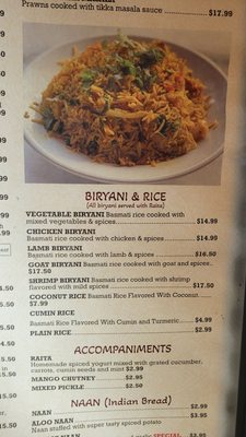 Menu photo 1 Sunset Indian Cuisine San Francisco, CA Menu photo 1 Sunset Indian Cuisine San Francisco, CA