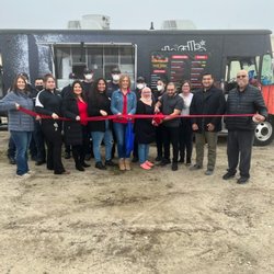Kabab Twist - Ribbon cutting ceremony on our first day