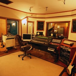 Northfire Recording Studio - Control Room - Old Console and Tape Machine - Views of Iso 2 and Iso 3 on left
