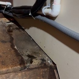 Uninsulated pipes dripping water Uninsulated pipes dripping water