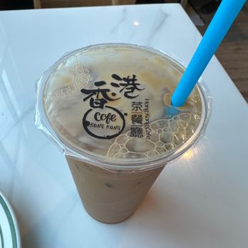 Grand Cafe - Large milk tea - Cafes Near Me - Dublin, California