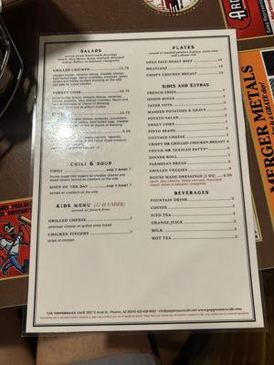Menu photo 2 The Peppersauce Cafe Phoenix, AZ Menu photo 2 The Peppersauce Cafe Phoenix, AZ