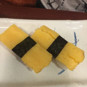 Ginza Sushi - Egg nigiri - Sushi Bars Near Me - Honolulu, Hawaii Ginza Sushi - Egg nigiri - Sushi Bars Near Me - Honolulu, Hawaii